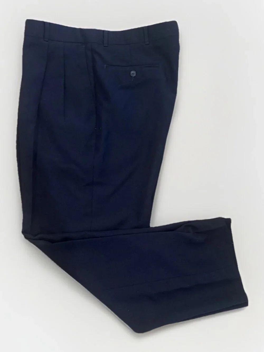 Vintage Levi’s Travelers Blue From Pleated Dress Pants Made In USA 38x30 Wool
